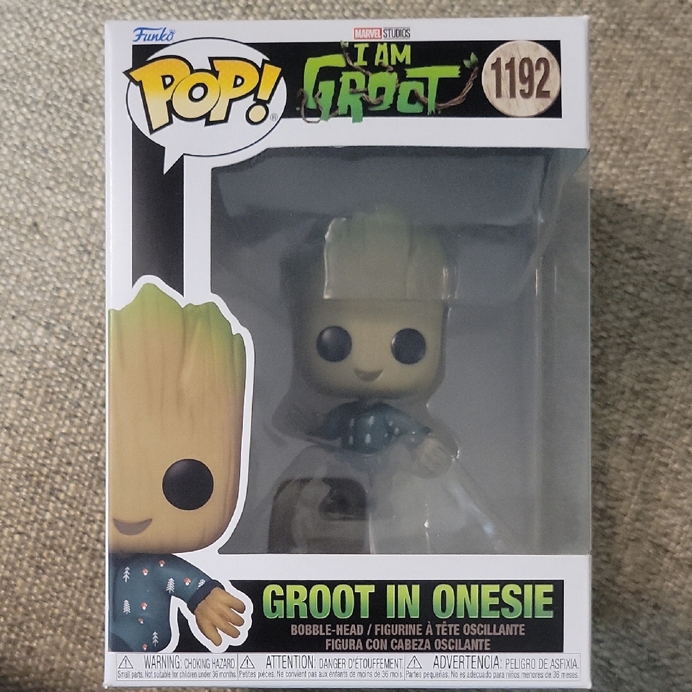 Funko Pop Groot in Blue Onesie